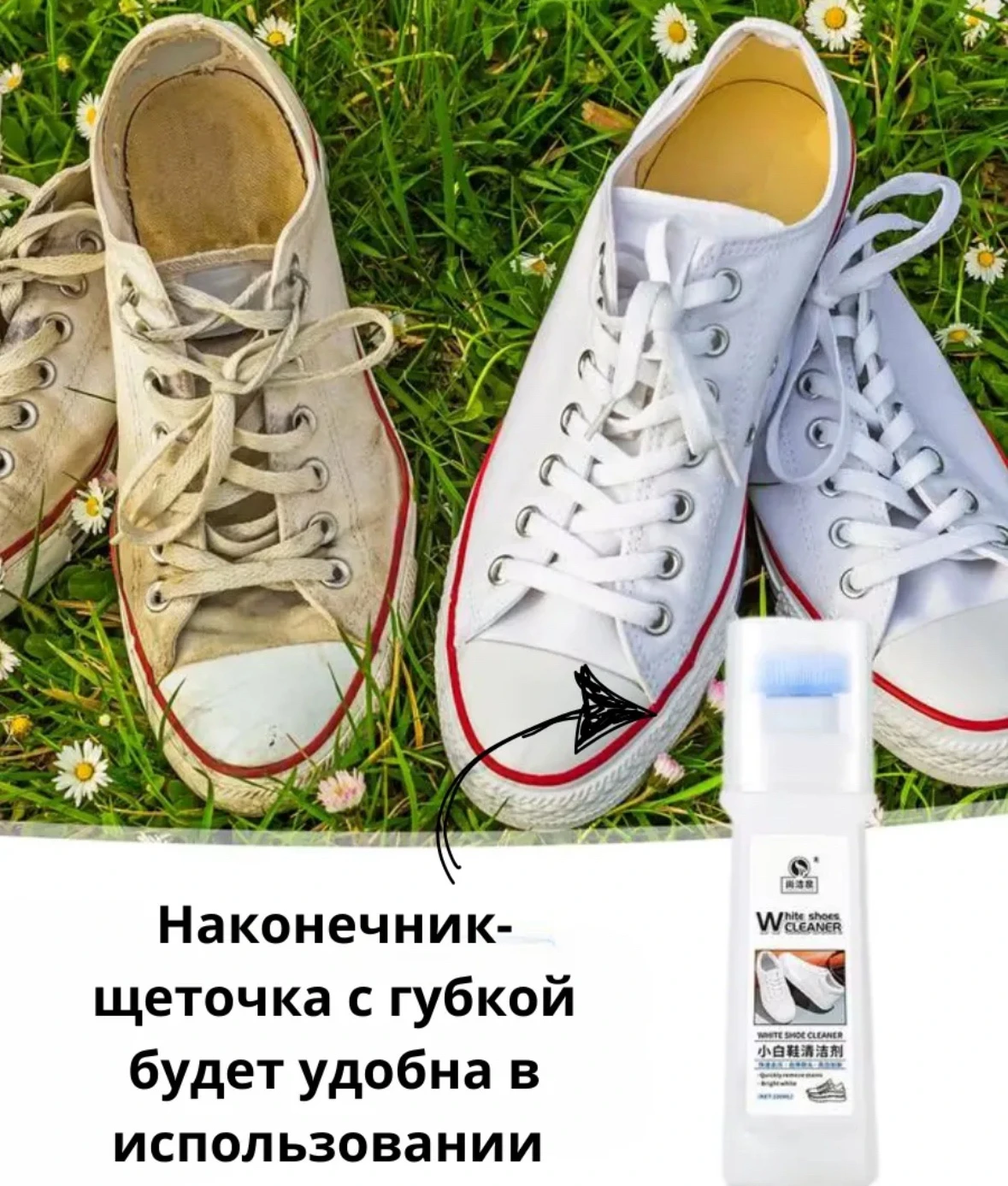 СРЕДСТВО ДЛЯ ЧИСТКИ БЕЛОЙ ОБУВИ