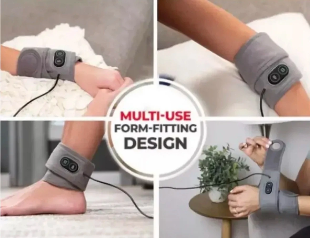 Вибромассажер для тела с подогревом Calm Heat Massaging Flexi Wrap
