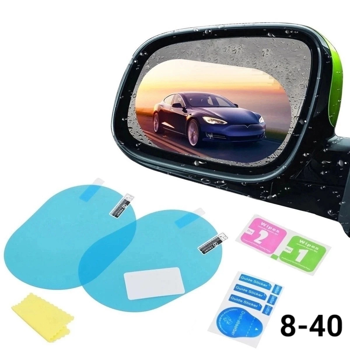 Anti-fog film Антидождь пленка для автомобиля на боковые стекла