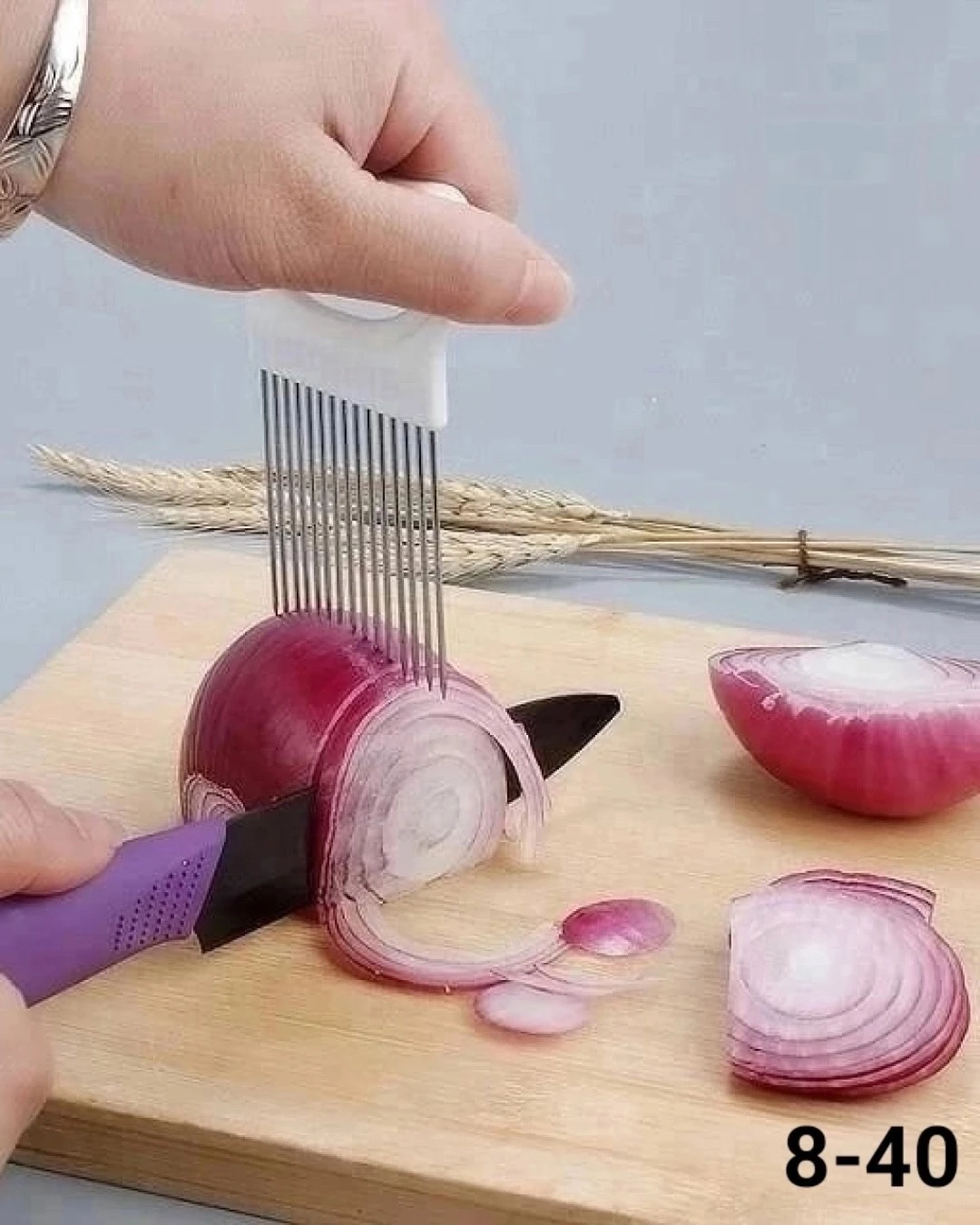 Держатель для овощей при нарезке
