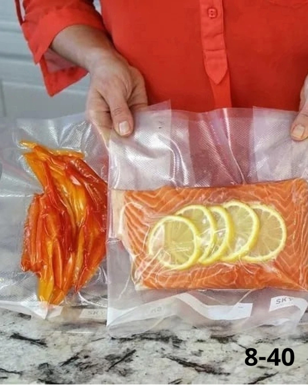 Пакеты для вакууматора 17х25см