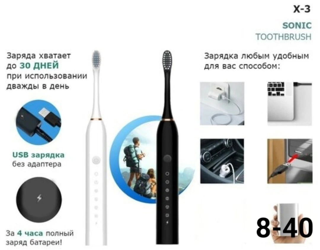 Электрическая зубная щетка
