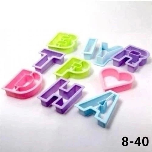 Набор пластиковых букв для выпекания HAPPY BIRTHDAY
