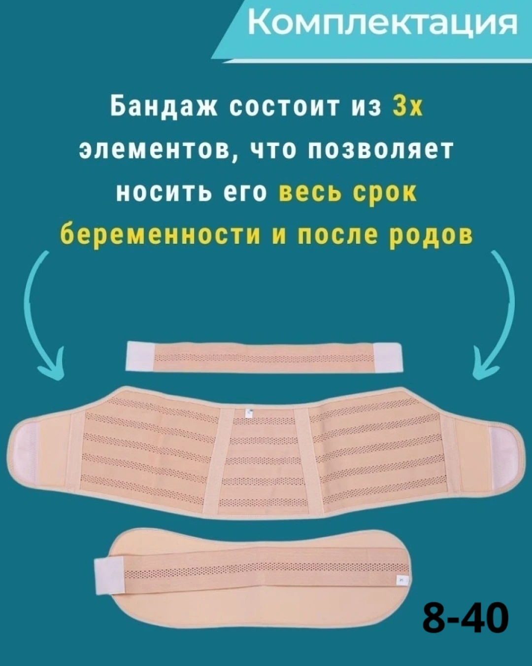 Бандаж для беременных 4в1