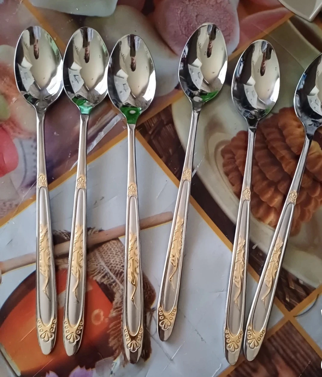 Ложки чайные длинные набор 6 штук